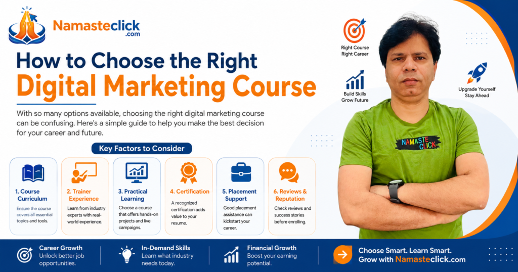 How to Choose the Right Digital Marketing Course